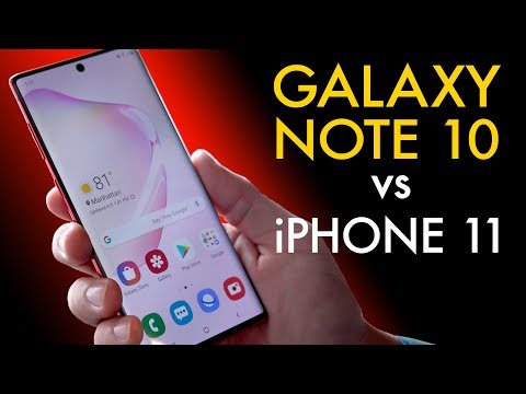 Compare Apple iPhone eleven vs. Samsung Galaxy Note10